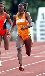 Layne Competing On Track