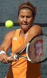 Schutte Competing In Tennis