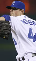 Hochevar Baseball Action Shot