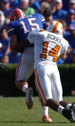 Berry Competing During Football Game