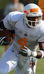 Jones Football Action Shot