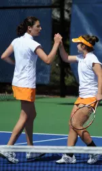 Junior Rosalia Alda and senior Zsofia Zubor