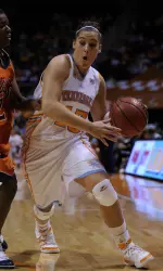 Freshman Taber Spani earned a start in the Lady Vols' first exhibition game.
