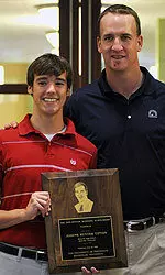 Joseph Tipton and Peyton Manning