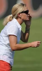 Lady Vols soccer coach Angela Kelly