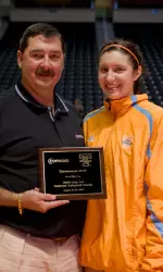 Junior Nikki Fowler takes home MVP honors for the seventh annual Comcast Lady Vol Classic