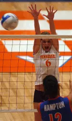 UT junior Leah Hinkey