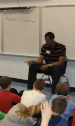 Renaldo Woolridge at Gibbs Elementary