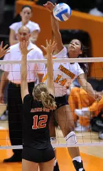 University of Tennessee junior outside hitter Kayla Jeter