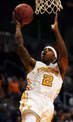 Senior point guard Melvin Goins