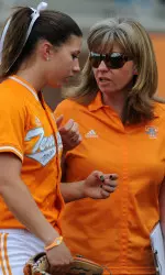 Lauren Gibson and Co-Head Coach Karen Weekly