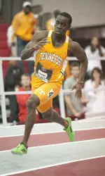 Redshirt freshman Dentarius Locke scored in both the 60 and 200 meters for Tennessee.