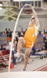 Joe Berry ranks No. 9 in the pole vault entering the meet.