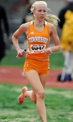 Amber Zimmerman placed third in the Penn Relays championship 3000 meters.