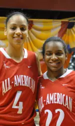 Cierra Burdick (left) and Ariel Massengale join Meighan Simmons as finalists for the U19 USA roster.