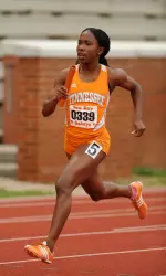 Freshman Kianna Ruff was a first-team All-American with UT's 4x400m relay.