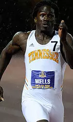 Evander Wells finished 12th in the 200m at the USA Championships.