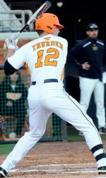 Junior Charley Thurber was drafted in the 39th round by his home state New York Mets