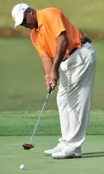 Stanley Morgan paired with Coach Dooley for the event.