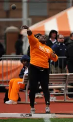 Annie Alexander swept SEC Outdoor shot and discus titles in 2011.