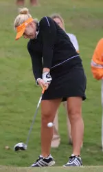AJ Newell was one of three Lady Vols to record four birdies in the first round.