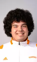 Matthew Hoty snapped his own UT freshman record in the shot put.