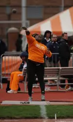 Annie Alexander enters the meet ranked third in the shot put.