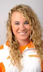 Freshman Julia Petree earned first-team All-SEC honors with UT's victorious distance medley relay.