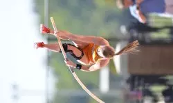 Linda Hadfield cleared the No. 5 height in UT women's history Saturday.