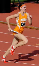Ellen Wortham ran a 51.7 400m leg for Tennessee on Thursday.