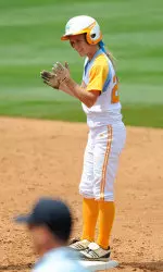 Senior catcher Ashley Andrews