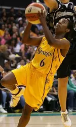 Shannon Bobbitt was drafted by the L.A. Sparks in 2008.