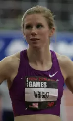 Phoebe Wright advanced in the 800 meters.