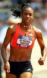 DeeDee Trotter will run in the 400m final on Sunday.