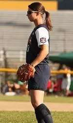 Lauren Gibson's name is undoubtedly in the conversation about the best defensive second basemen in college softball.