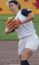 Gibson is now 5-for-5 in the ISF Softball World Championships.