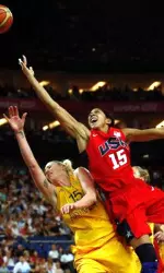 Candace Parker had seven points and five rebounds for the USA.