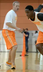 Kent Williams conducting a drill