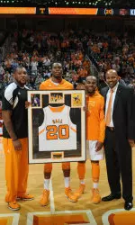 Kenny Hall on Senior Night