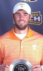 Rodgers with his Championship Trophy