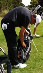 Oliver Goss at UT's Practice Round