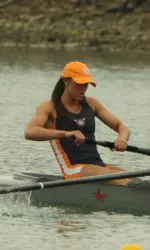 Senior rower Evelyn Radford