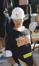 Freshman Darius Thompson on site.