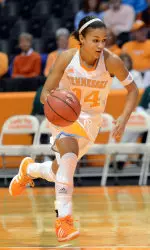 Andraya Carter was one of two UT rookies to earn SEC academic honors.