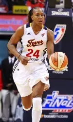 Tamika Catchings won the Kim Perrot Sportsmanship Award for the second time.