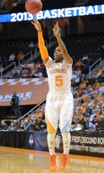 Ariel Massengale attempts a shot in last season's NCAA Second Round game.