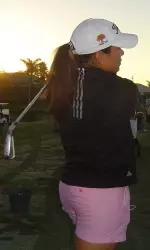 Senior Chessey Thomas shot a 74 (+2) for the second straight day
