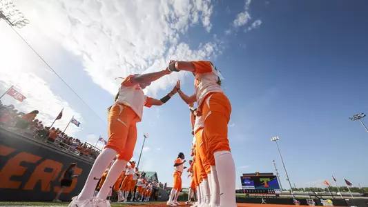 Softball Team Pregame High Fives