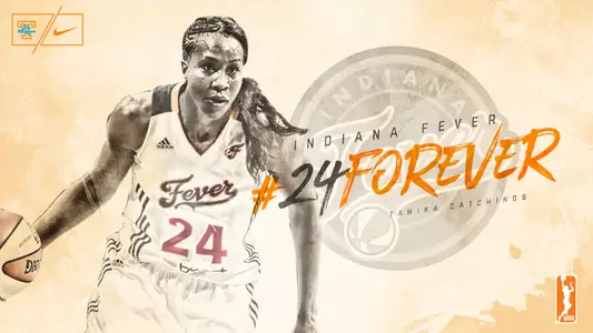 Tamika Catchings jersey retirement graphic