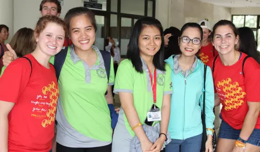 Jennifer Davis and Katie Porter in Vietnam